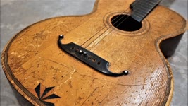 WATCH how furniture restorer restores a guitar!