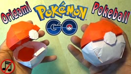 Origami Pokeball that Opens! (no music) - Pokemon Go