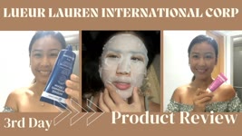 Skin Care Routine with Lueur Lauren International Inc / #productreview