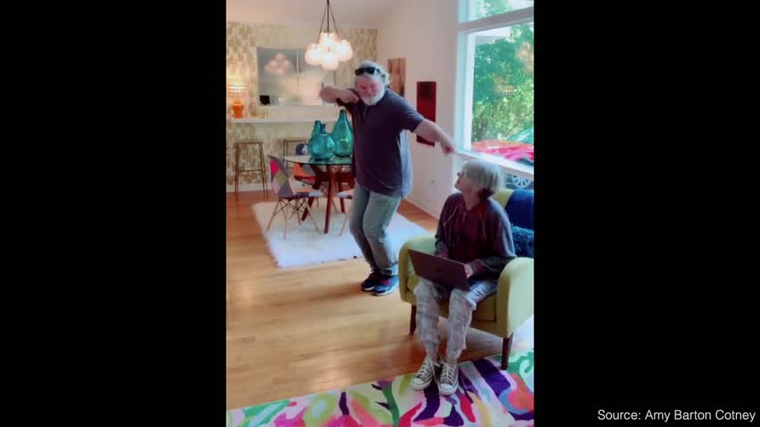 Hilarious Husband Dance with His Wife While She Is Busy at Home