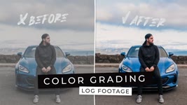 How to Color Grade Log Footage (Without Correction LUTS)