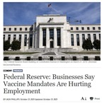 Business say Vaccine Mandates are  hurting Employment