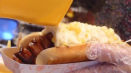 Mozzarella Corn Cheese Hot Dog - Korean Street Food