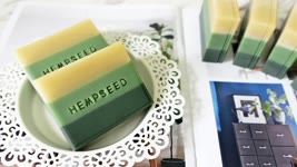大麻籽油分層皂 - Hempseed oil handmade soap with layers design - 手工皂