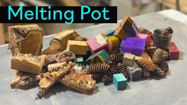 Wood turning - Melting Pot