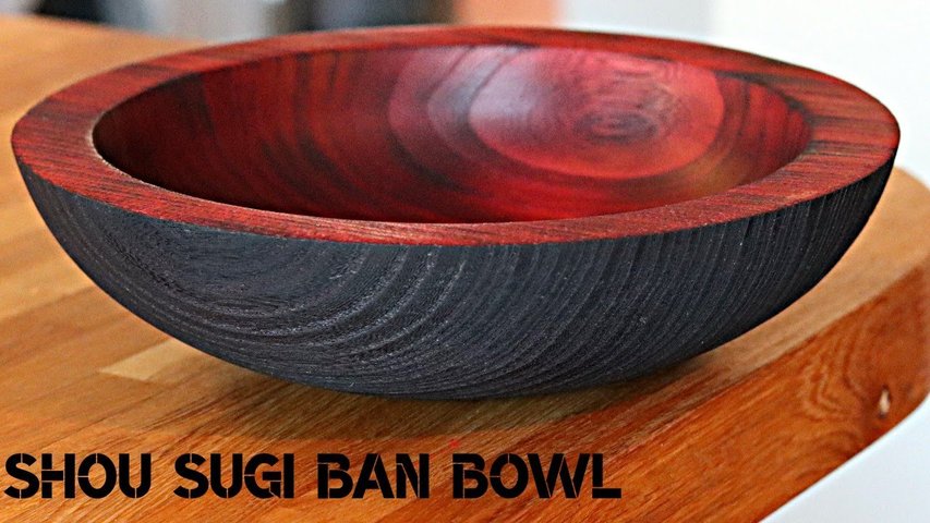 Wood Turning - Shou Sugi Ban Bowls