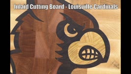 Inlaid Cutting Board - Louisville Cardinals