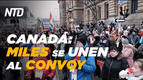 Miles se unen a la protesta en Ottawa; Dispersan Convoy de Francia con gas lacrimógeno | NTD