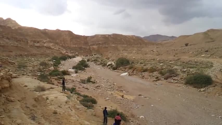 River Reborn as Torrent Rushes Through Desert