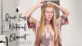 Quick Easy Natural Blow Out Technique | Colleen Rothschild | Long Hair Over 50