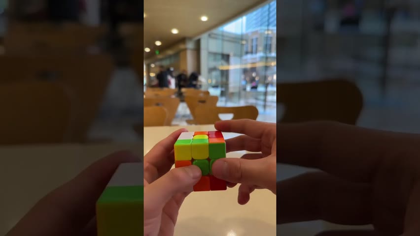 Checkerboard in a cube Rubik’s Cube Pattern