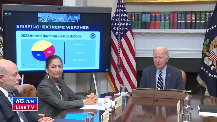 LIVE: Biden Receives Briefing on Hurricane and Wildfire Preparedness
