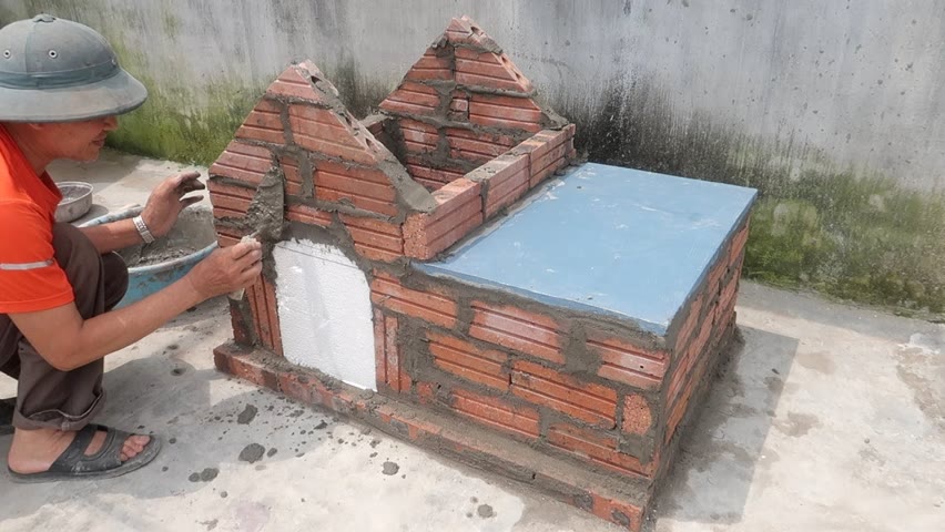 Cool Ideas Brick House For Your Small Dog - Techniques Build a Dog House By Brick And Cement