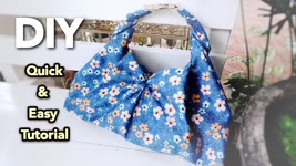 How to sew a reusable multifunctional bag┃Bento Bag Idea┃Quick & Easy Tutorial