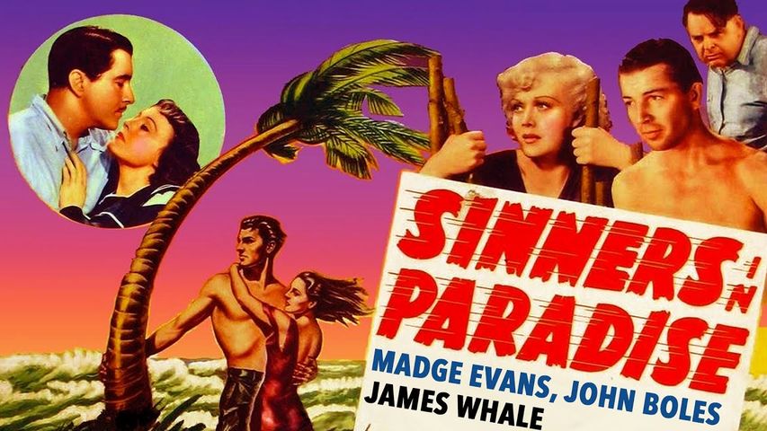 Sinners in Paradise | COLORIZED | Madge Evans | Old Adventure Film | Romance