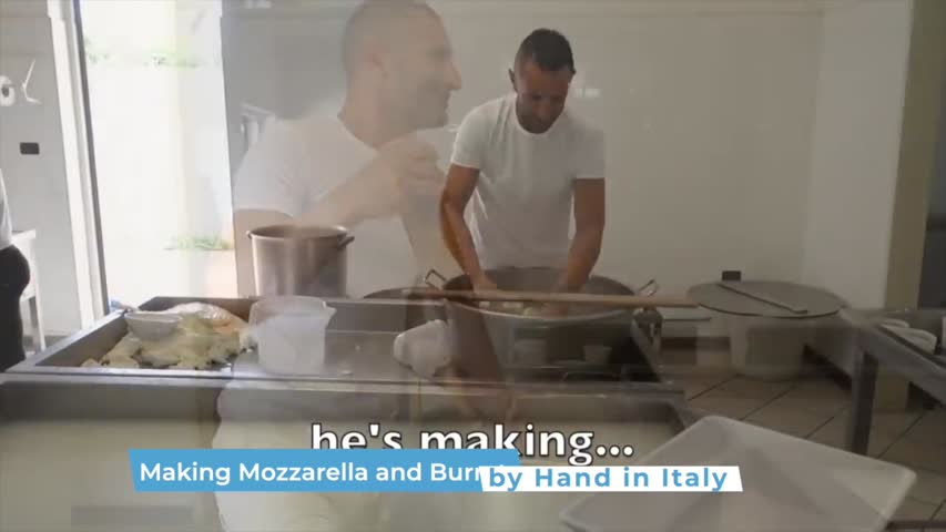 Making Mozzarella and Burrata by Hand in Italy