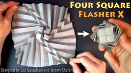 Origami Four Square Flasher X