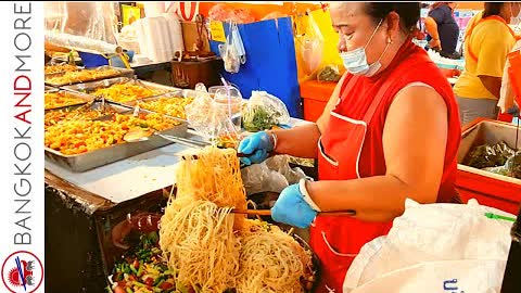 BANGKOK Night Market Food | Visit Amazing THAILAND