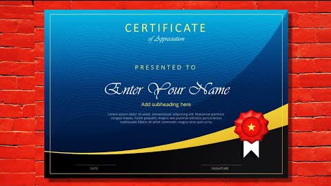 Create Professional Certificate Design in PowerPoint