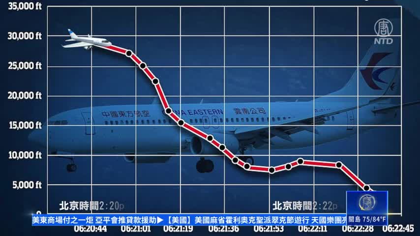 東航客機「斷崖式」墜落  資深飛行員析事故原因｜#新唐人新聞