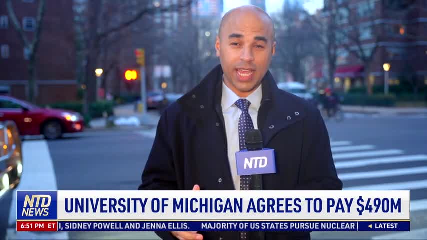 University of Michigan Agrees to Pay $490 Million