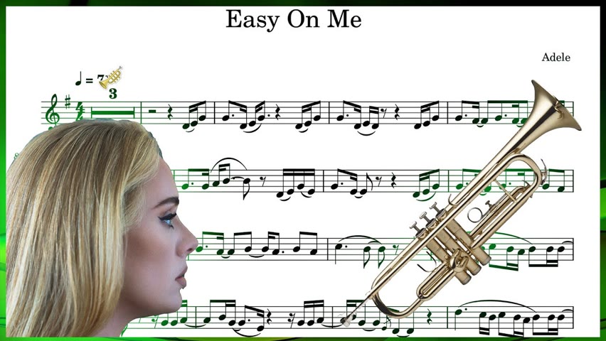 Adele - Easy on Me (Trumpet Sheet Music!)