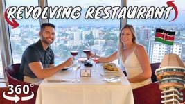 🍴 FINE DINING 360 Degrees Over Nairobi Kenya / Date Night at The View