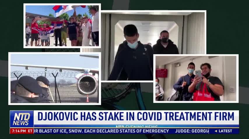 Djokovic Has Stake in COVID-19 Treatment Firm