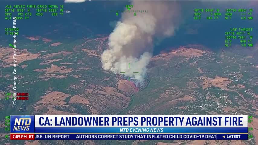 California: Landowner Preps Property Against Fire