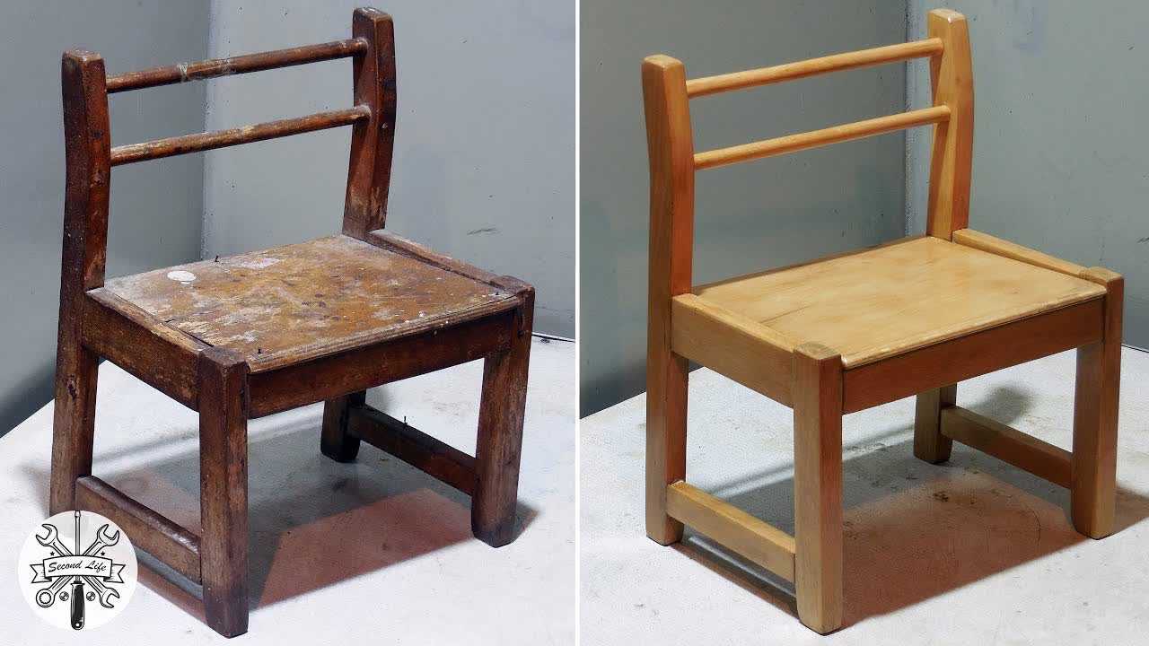 Repair of a children's chair ◃ ║ ▹ Ремонт детского стульчика 