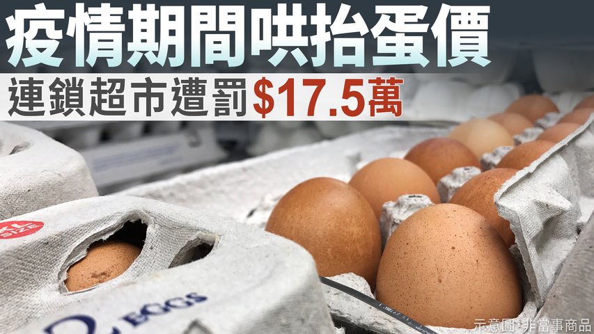 疫情期間哄抬蛋價 連鎖超市遭罰$17.5萬｜今日加州