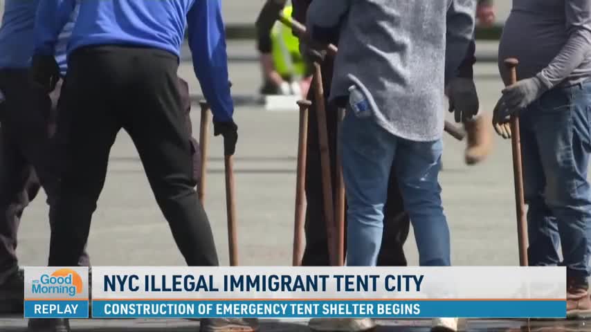 New York City to Put Up Tents to Shelter Illegal Immigrants Bused From Border