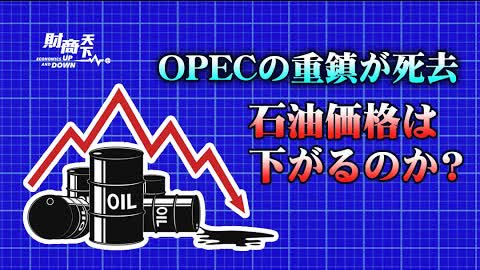 【財商天下】OPEC事務局長の怪死により原油価格が急落？プーチン大統領は一番悲しい？人々の「衣・食・住」や移動手段は石油に依存し、生涯で0.5トン以上の石油を「消費」？