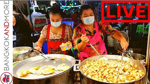 🔴 LIVE from Bangkok | Street Food Market FESTIVAL ❤️🇹🇭