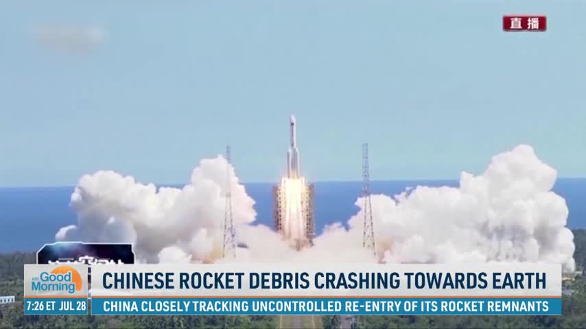 Chinese Rocket Core on Potentially Dangerous Free-Fall to Earth