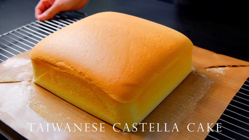 【超詳細步驟】台灣古早味蛋糕┃Taiwanese Castella Cake