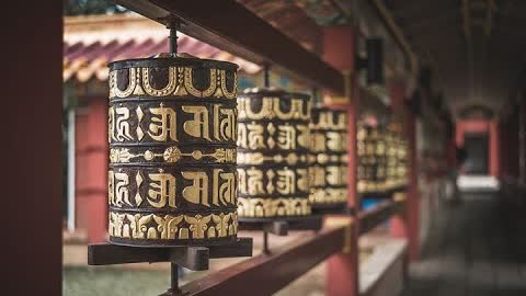 Prayer Wheel in Buddhism (especially in Nepal and Tibet)