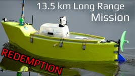 Long Range Autonomous R/C Boat Waypoint Mission - 13.5 km