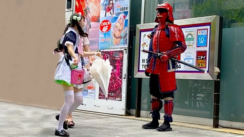 【侍マネキンドッキリ#10】SAMURAI Mannequin PRANK in JAPAN
