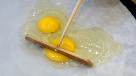 햄전병, 치킨전병 Double Eggs Ham Crepe, Chicken Crepe (JianBing) - Korean Street Food