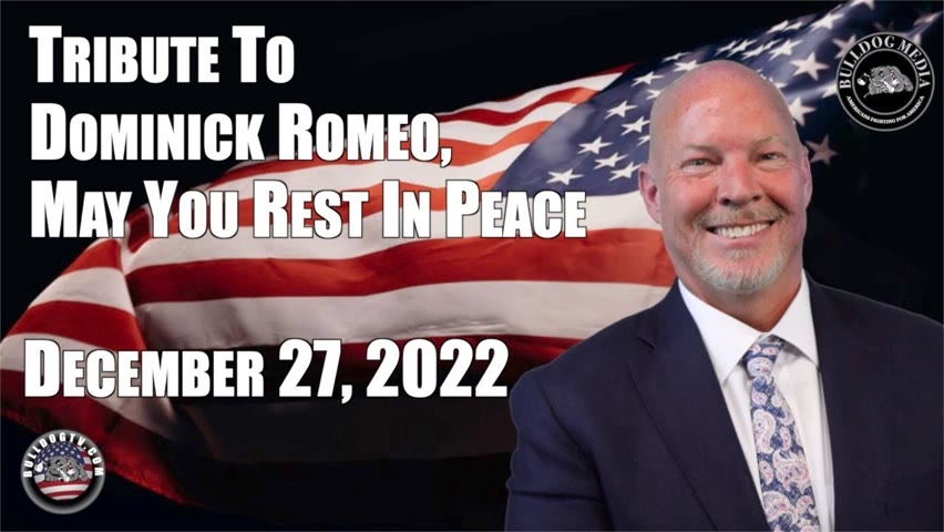 Tribute To Dominick Romeo, May You Rest In Peace