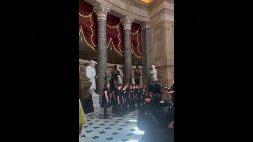 Capitol Police Stop Youth Performance Group