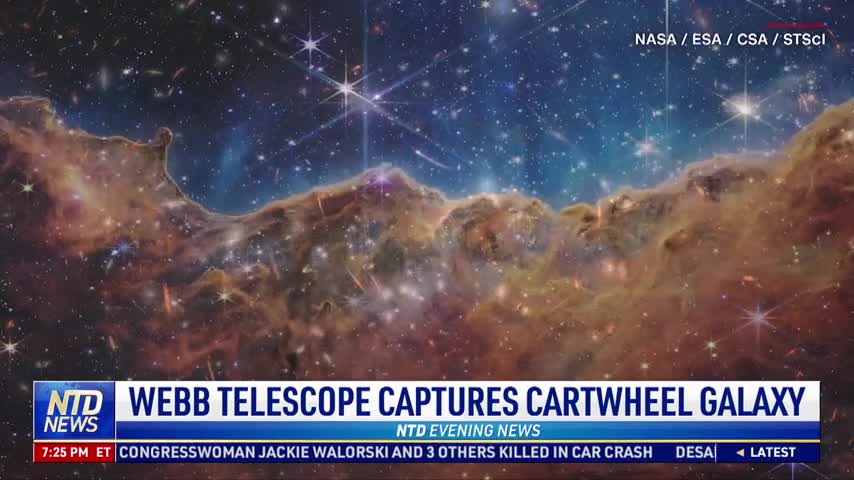 Webb Telescope Captures Cartwheel Galaxy