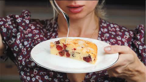 Easy Cherry Pie Recipe | Very Tasty Dessert Cherry Clafoutis