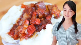 Steamed BBQ Pork Buns (Char Siu Bao) Easy Dim Sum Recipe! CiCi Li - Asian Home Cooking Recipes