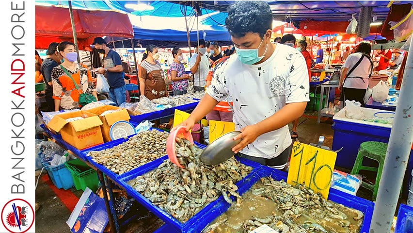 Most Amazing THAI SEAFOOD Market - See A Vibrant Sunday At 7 AM