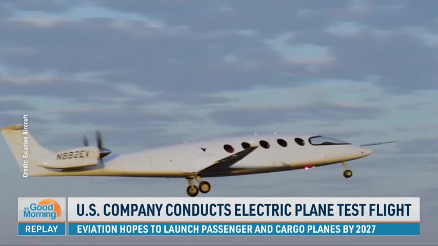 US Company Conducts Electric Plane Test Flight