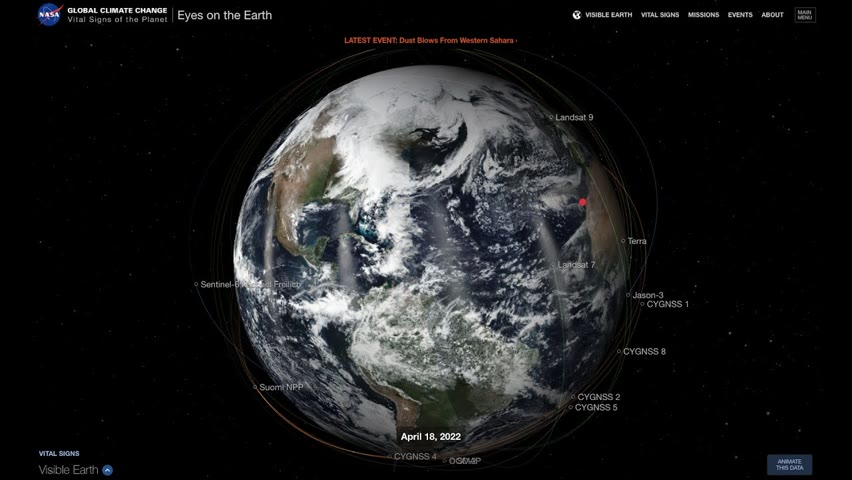 How to Use NASA’s 3D Visualization Tool “Eyes on the Earth”