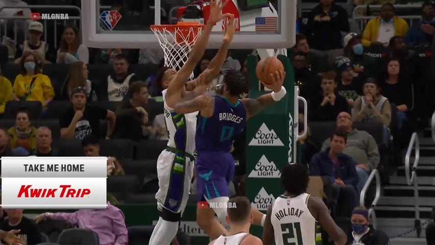 Miles Bridges almost posterized Giannis twice in one game 👀