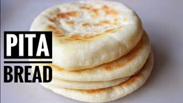 Pita bread Recipe - Soft and Vegan